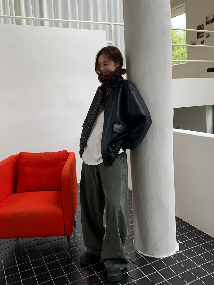 Ретро джинсы Sixi Home: женские свободные повседневные брюки с высокой талией, прямые штанины, осень-зима
Ретро джинсы Sixi Home: женские свободные повседневные брюки с высокой талией, прямые штанины, осень-зима