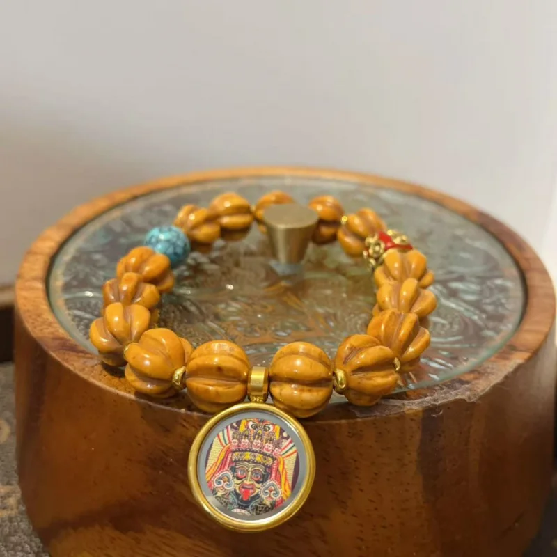 Tibetan-Style Tuo Bone Melon Beads Zachilam Bracelet Braid Rope Pendant Accessories
Tibetan-Style Tuo Bone Melon Beads Zachilam Bracelet Braid Rope Pendant Accessories