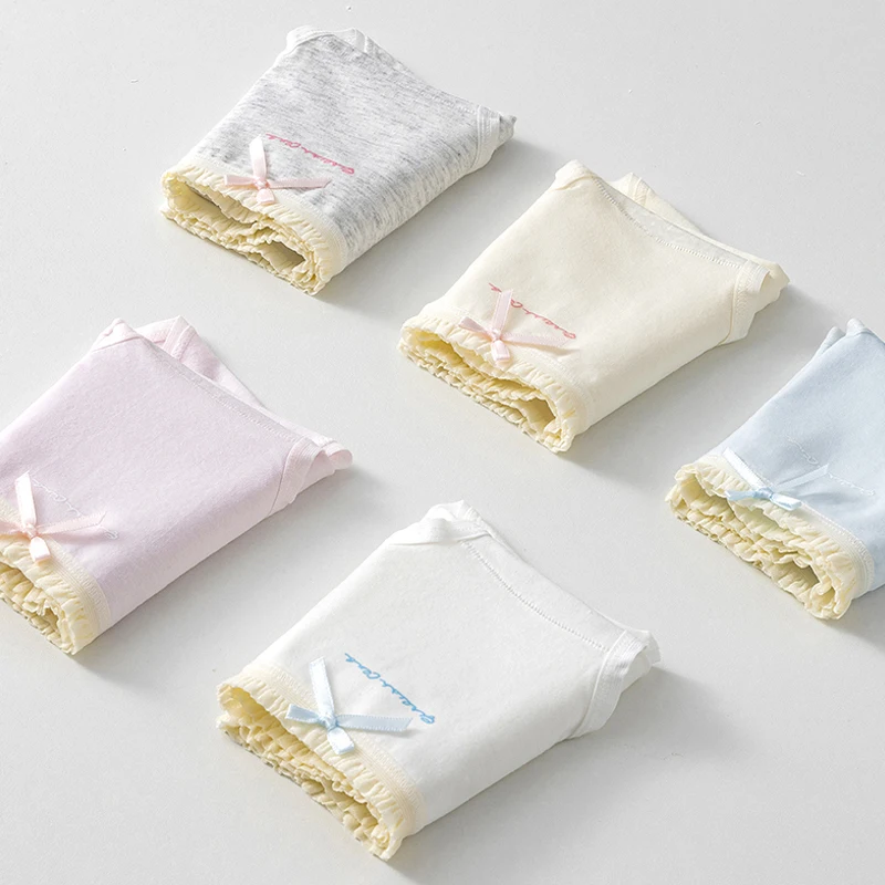 5 шт./компл., хлопковые женские трусики, дышащее нижнее белье, трусы с милым бантом для девочек, мягкие трусики, сексуальные трусы, женское нижнее белье со средней талией
5 шт./компл., хлопковые женские трусики, дышащее нижнее белье, трусы с милым бантом для девочек, мягкие трусики, сексуальные трусы, женское нижнее белье со средней талией