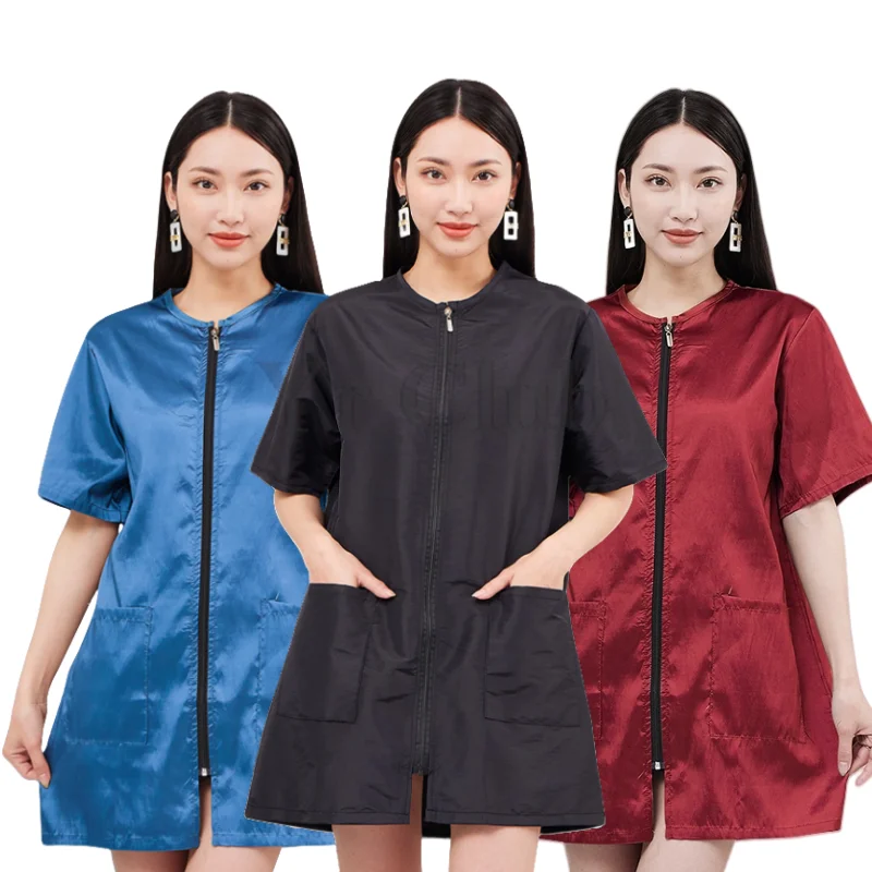 Hair Salon Work Clothes Barber Shop Hairdresser's Robe Hairdressing Assistant Apron Pet Shop Waterproof Uniform Non Stick Hair
Hair Salon Work Clothes Barber Shop Hairdresser's Robe Hairdressing Assistant Apron Pet Shop Waterproof Uniform Non Stick Hair