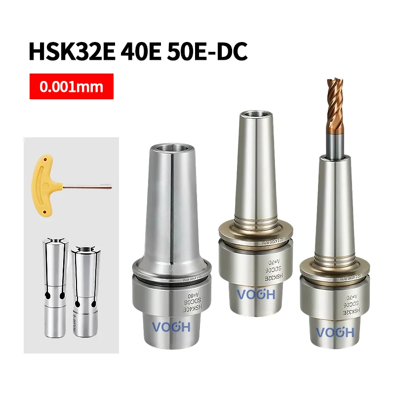 HSK32E HSK40E HSK50E hsk50A DC6 DC8 back pull tool holder center HSK DC Series tool holder for DC6 DC8 collet
HSK32E HSK40E HSK50E hsk50A DC6 DC8 back pull tool holder center HSK DC Series tool holder for DC6 DC8 collet