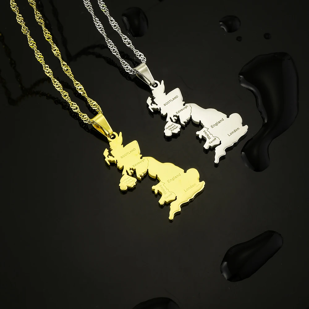 Fashion United Kingdom Map City Pendant Necklace Stainless Steel Men Women Country Maps Jewelry Gift
Fashion United Kingdom Map City Pendant Necklace Stainless Steel Men Women Country Maps Jewelry Gift