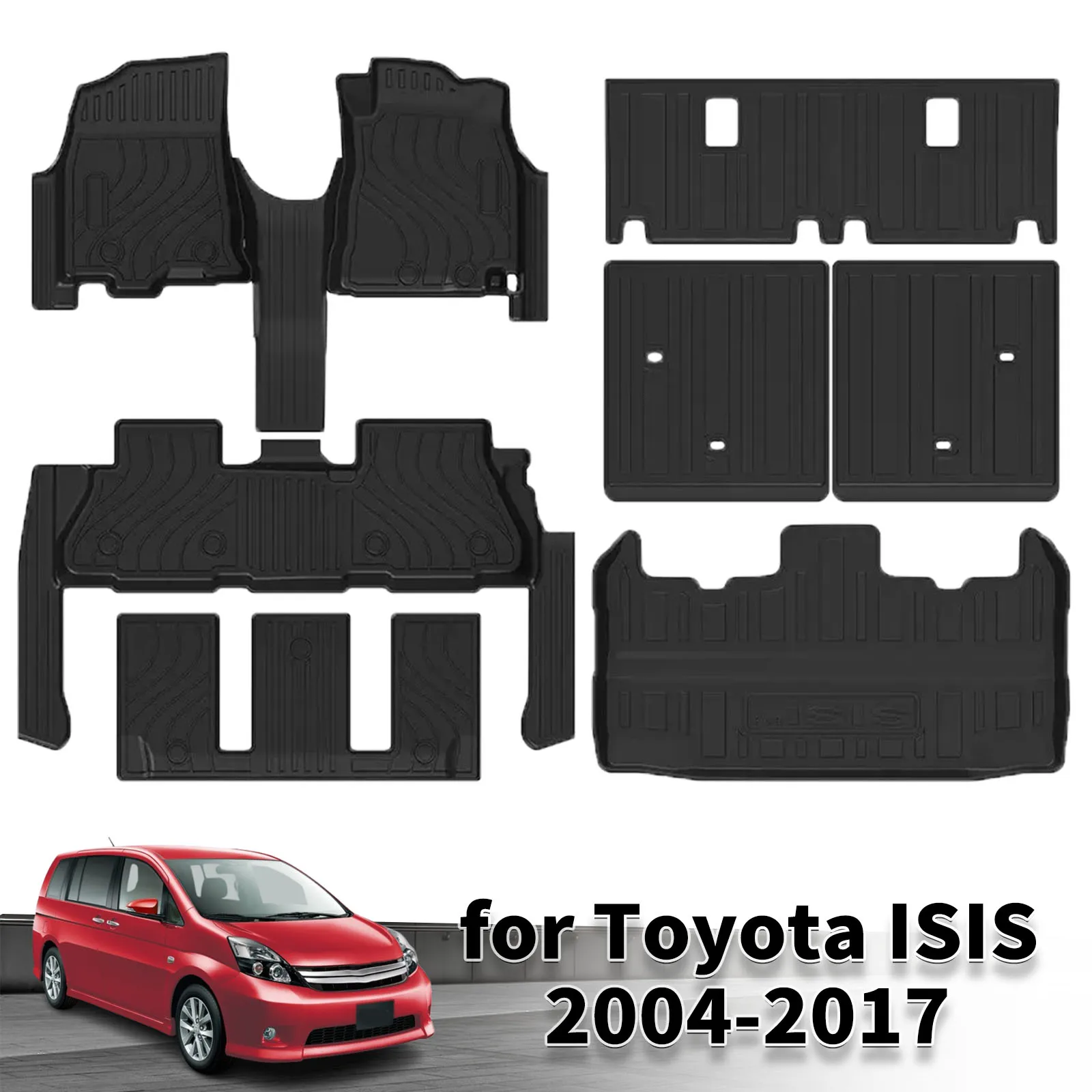 for Toyota ISIS 2004-2017 Waterproof TPE Car Mats 3D Laser Scanning Perfect Fit Odorless Accessories Easy Clean
for Toyota ISIS 2004-2017 Waterproof TPE Car Mats 3D Laser Scanning Perfect Fit Odorless Accessories Easy Clean