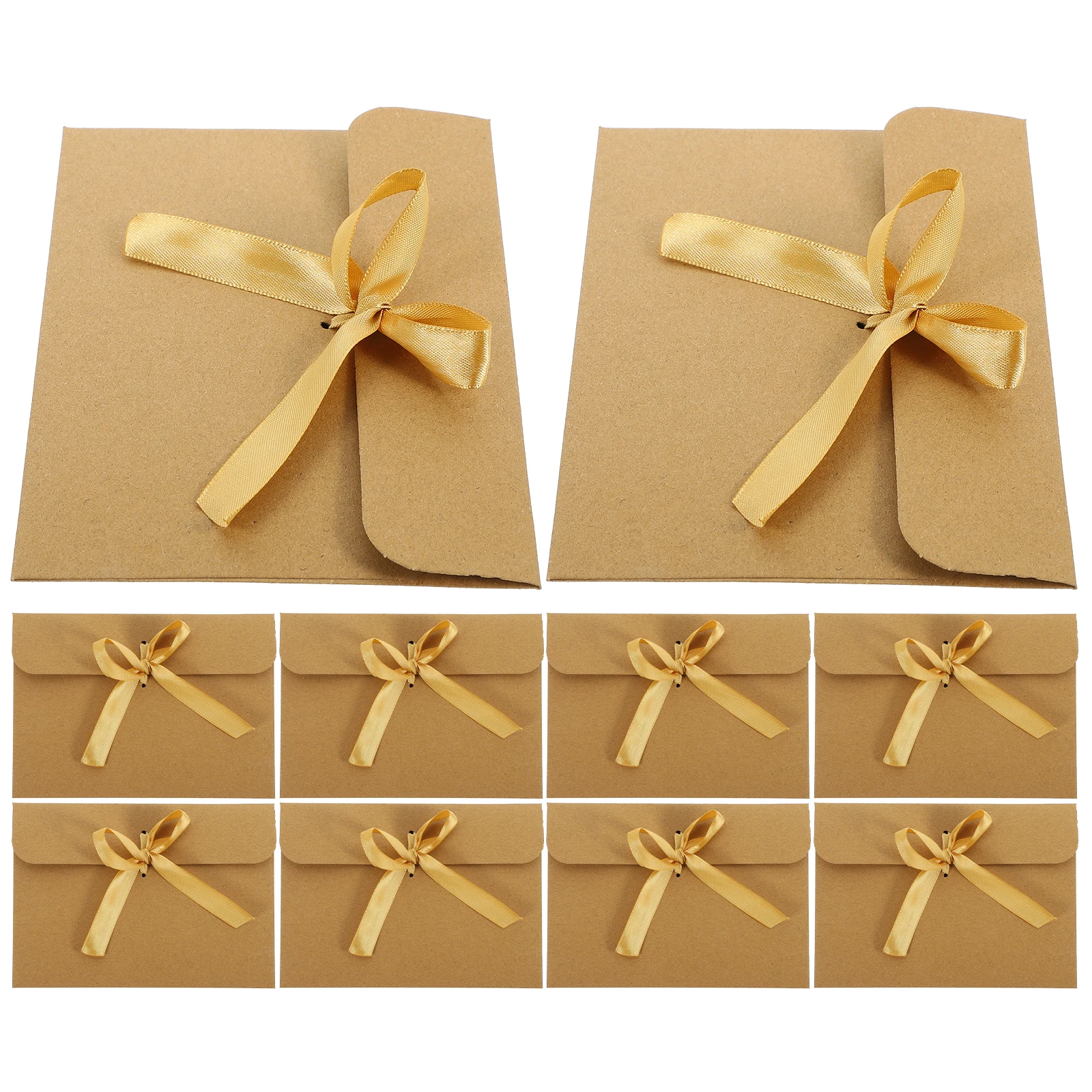 50pcs Greeting Card Packaging Bags Kraft Paper Envelopes for Invitations Simple Ribbon Bowknot Stationery Wedding Gifts Portable
50pcs Greeting Card Packaging Bags Kraft Paper Envelopes for Invitations Simple Ribbon Bowknot Stationery Wedding Gifts Portable