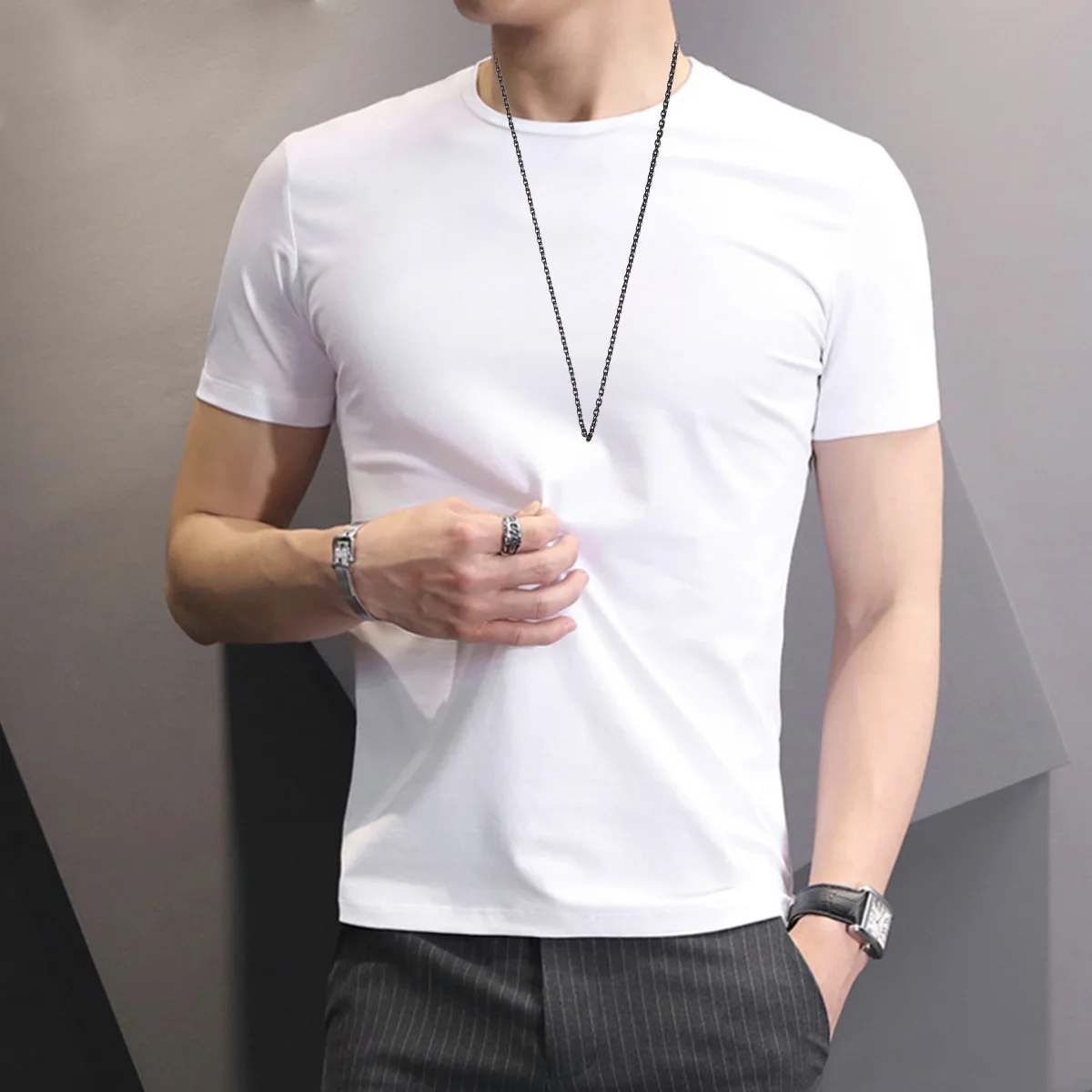 5Pcs Black Necklaces for Men Stainless Steel Durable Lightweight Simple Design Pendant Decor Gifts
5Pcs Black Necklaces for Men Stainless Steel Durable Lightweight Simple Design Pendant Decor Gifts