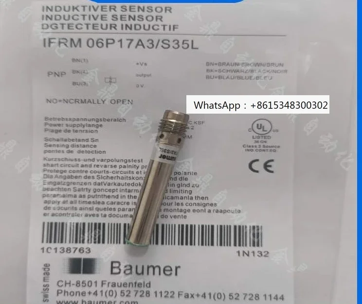 New sensor IFRM 08N17A1/S35L IFRM 08P1701/S35L 06P17A3/S35L
New sensor IFRM 08N17A1/S35L IFRM 08P1701/S35L 06P17A3/S35L