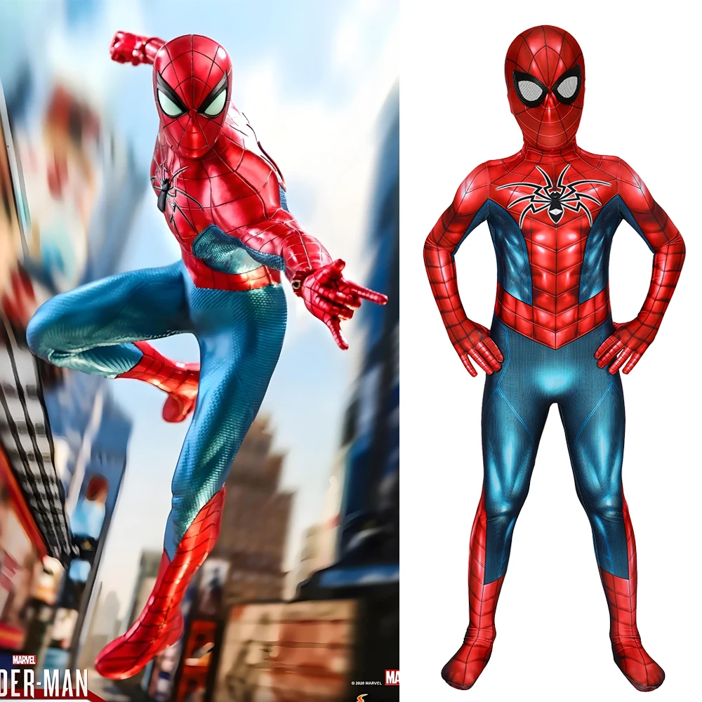 Kids Game SpiderMan Cosplay Spider Armor MK IV Armor Costume 3DPrinted Spandex Halloween Costume Jumpsuits Bodysuit for Children
Kids Game SpiderMan Cosplay Spider Armor MK IV Armor Costume 3DPrinted Spandex Halloween Costume Jumpsuits Bodysuit for Children