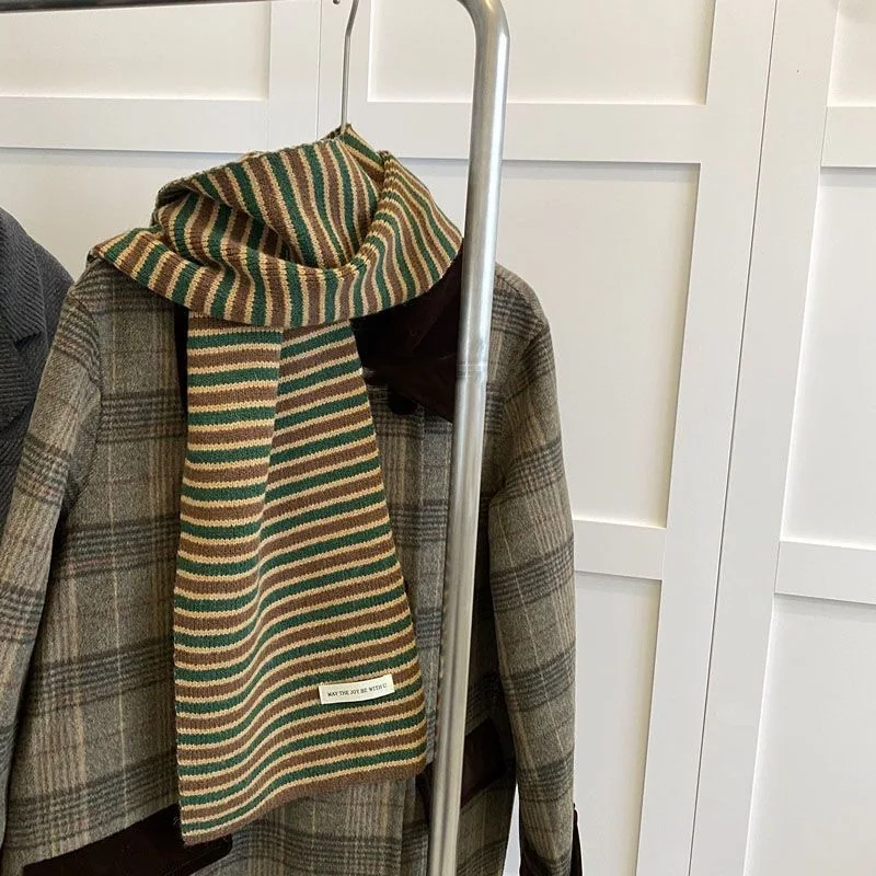 Зимний вязаный шарф, женские шерстяные теплые шарфы, корейский полосатый дизайн, утолщенная шаль, ветрозащитные мягкие кашемировые шарфы, утеплитель для шеи
Зимний вязаный шарф, женские шерстяные теплые шарфы, корейский полосатый дизайн, утолщенная шаль, ветрозащитные мягкие кашемировые шарфы, утеплитель для шеи