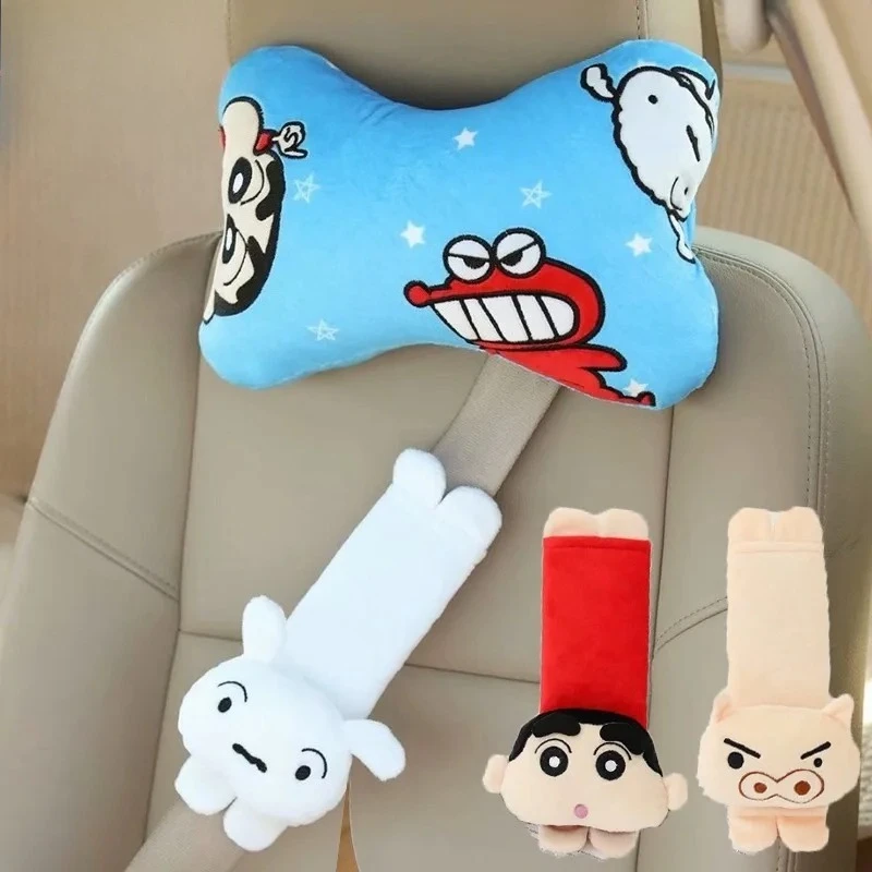 Мультяшные накладки на ремни безопасности Crayon Shin-chan: регулируемые универсальные чехлы для ремней безопасности, милые подушечки-протекторы на плечо для автомобиля
Мультяшные накладки на ремни безопасности Crayon Shin-chan: регулируемые универсальные чехлы для ремней безопасности, милые подушечки-протекторы на плечо для автомобиля