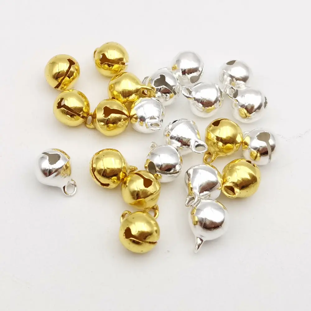 100 PCS 6/8/10mm Jingle Bells Brass Loose Beads Small Bell For Festival Party Christmas Tree Decoration DIY Crafts Accessories
100 PCS 6/8/10mm Jingle Bells Brass Loose Beads Small Bell For Festival Party Christmas Tree Decoration DIY Crafts Accessories