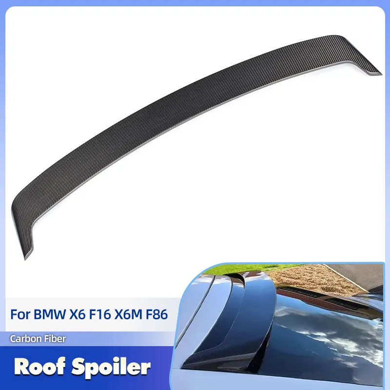 Car Rear Roof Spoiler Wings for BMW X6 F16 X6M F86 2015-2018 Racing Rear Spoiler Window Boot Wing Lip Body Kit Full Carbon Fiber
Car Rear Roof Spoiler Wings for BMW X6 F16 X6M F86 2015-2018 Racing Rear Spoiler Window Boot Wing Lip Body Kit Full Carbon Fiber