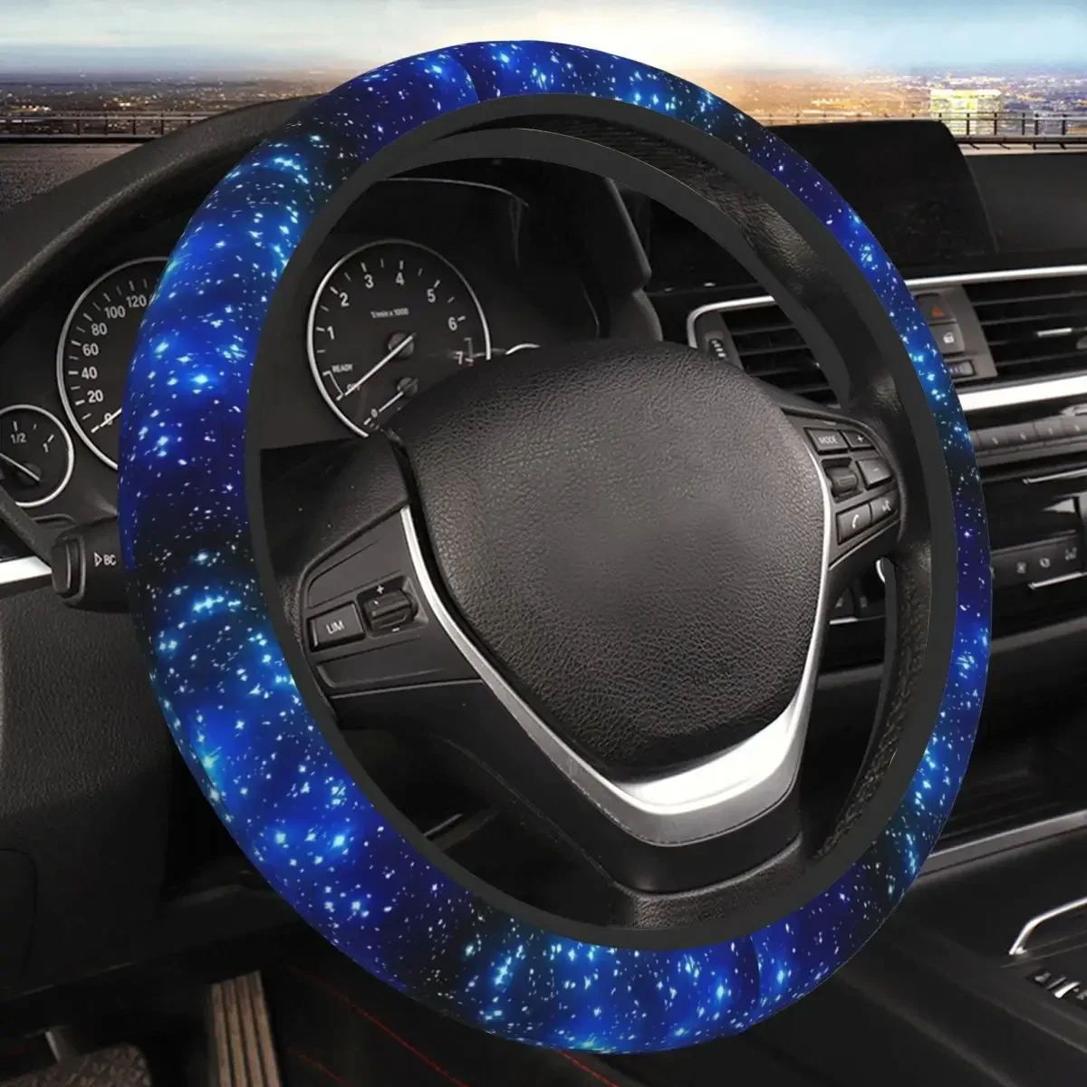 NEW Car steering wheel cover without inner ring, breathable and anti-slip blue starry sky girl steering wheel cover accessory
NEW Car steering wheel cover without inner ring, breathable and anti-slip blue starry sky girl steering wheel cover accessory