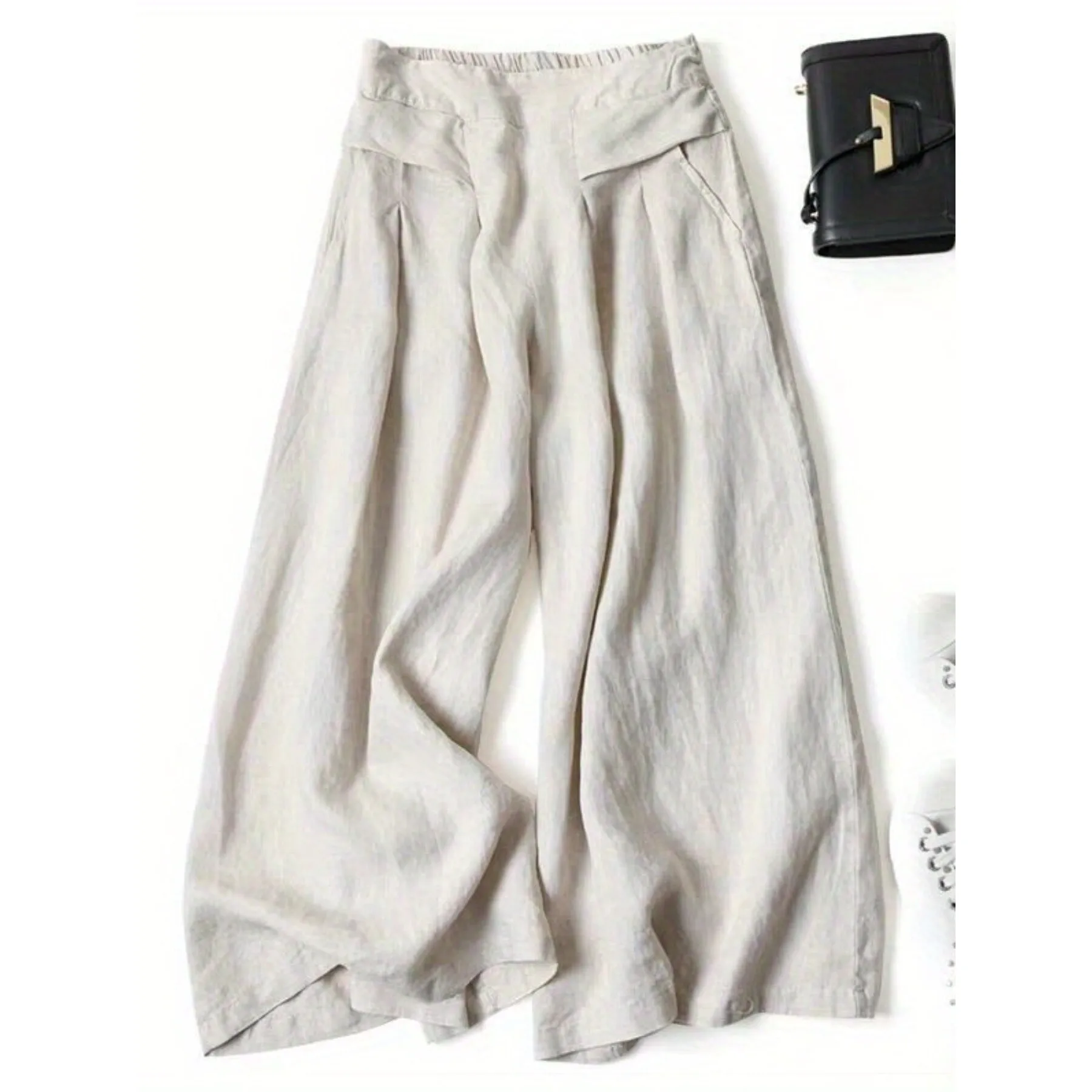 Loose High Waist Pants Wide Leg Harlan Trousers Comfortable Casual High Waist Loose Fit Women's Spring Summer Fashion
Loose High Waist Pants Wide Leg Harlan Trousers Comfortable Casual High Waist Loose Fit Women's Spring Summer Fashion