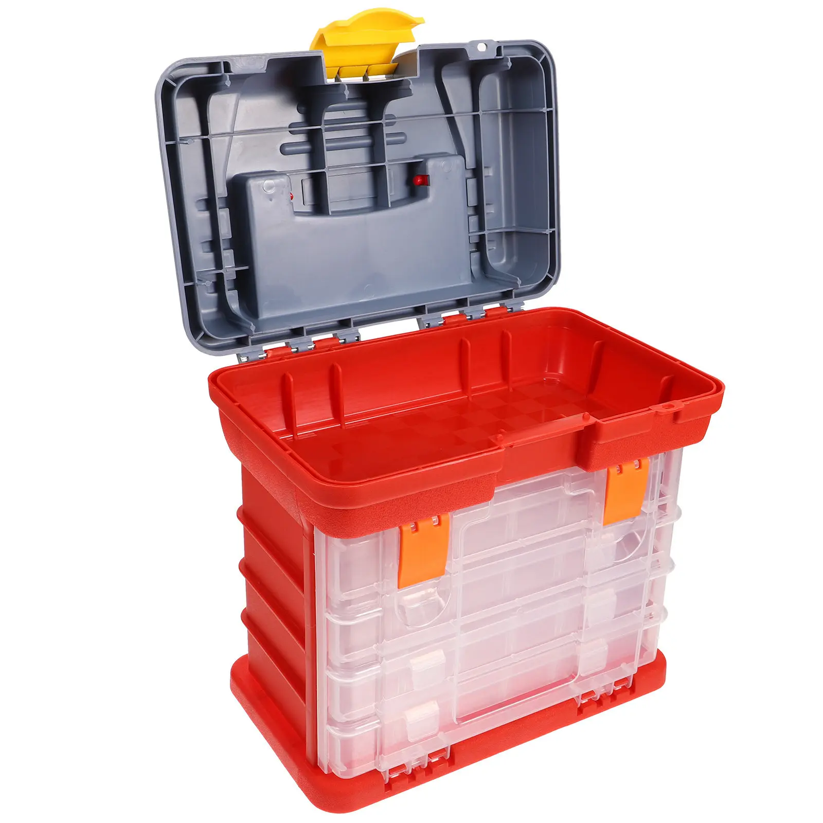 4 Layers Portable Parts Storage Box with Removable Dividers Compartment Tool Organizer for Hardware Tools Screws Nuts Bolts
4 Layers Portable Parts Storage Box with Removable Dividers Compartment Tool Organizer for Hardware Tools Screws Nuts Bolts