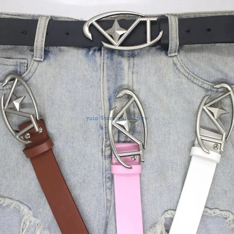 X7XB Fashion Hot Girls PU Belt with Star Buckle Waist Belt Fashion Enthusiasts Belt Coat Dress Female Wide Formal Waistband
X7XB Fashion Hot Girls PU Belt with Star Buckle Waist Belt Fashion Enthusiasts Belt Coat Dress Female Wide Formal Waistband