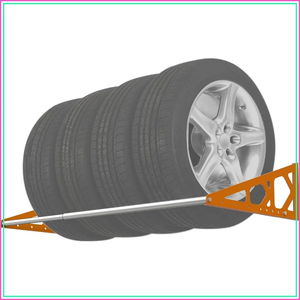 Wall Mount Tire Rack Adjustable 31-56 in, Heavy Duty Steel, 400 lbs Capacity, Orange
Wall Mount Tire Rack Adjustable 31-56 in, Heavy Duty Steel, 400 lbs Capacity, Orange