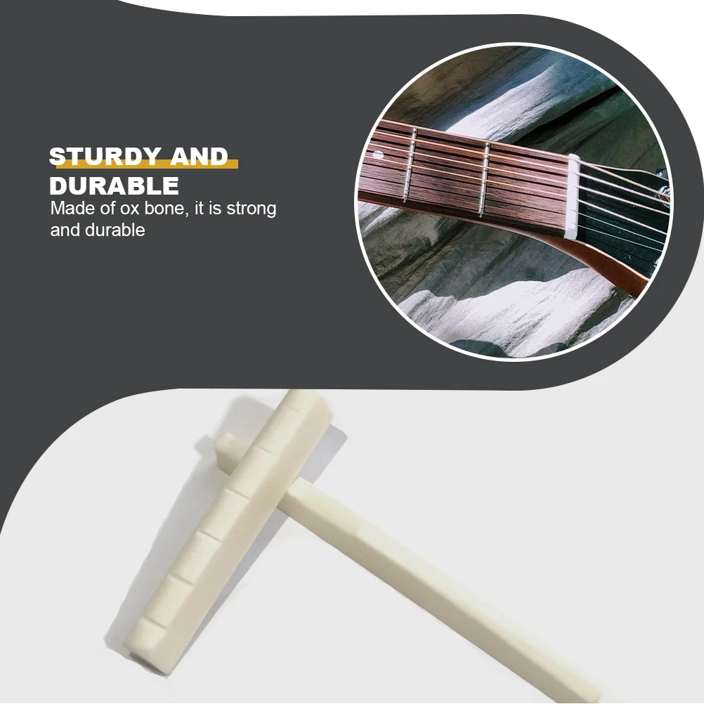 6pcs String Nuts Ox Bone Sturdy Durable Replacement Guitar Bridge Saddle Accessories For Tone Enhancement Clear Sound Guitar
6pcs String Nuts Ox Bone Sturdy Durable Replacement Guitar Bridge Saddle Accessories For Tone Enhancement Clear Sound Guitar