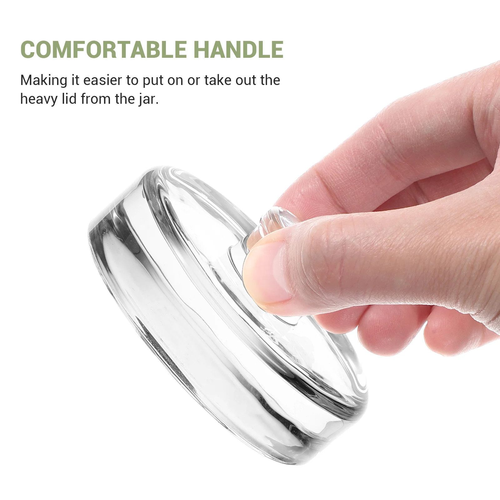 Smooth Round Glass Fermenting Weights with Handle for Wide Mouth Jars and Strong for Long Use Fermenting Weights
Smooth Round Glass Fermenting Weights with Handle for Wide Mouth Jars and Strong for Long Use Fermenting Weights