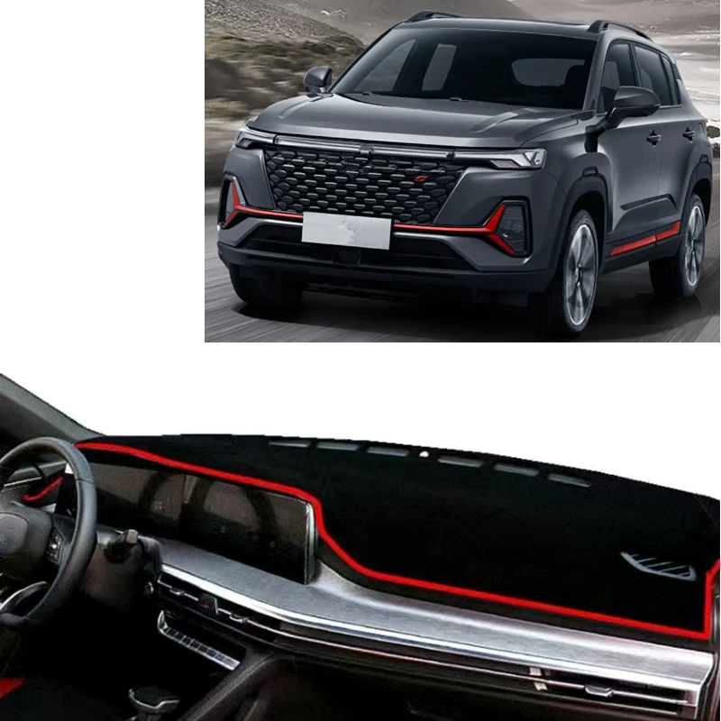 Автомобильный коврик-накладка на приборную панель для Changan CS35 Plus 2021-2024: защита от УФ-излучения, солнцезащитный экран, ковровое покрытие
Автомобильный коврик-накладка на приборную панель для Changan CS35 Plus 2021-2024: защита от УФ-излучения, солнцезащитный экран, ковровое покрытие