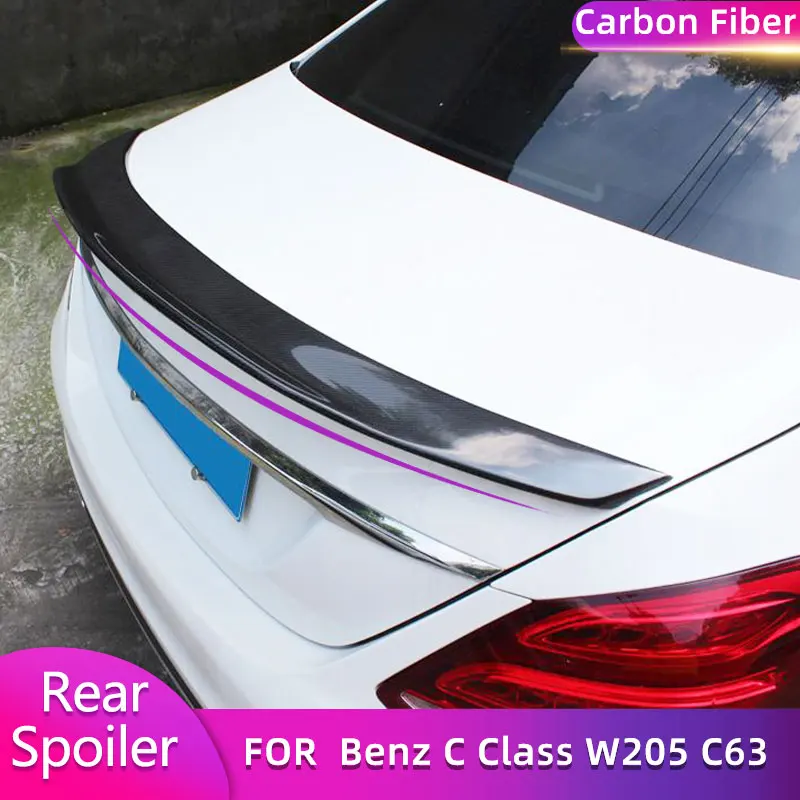 Carbon Fiber Rear Trunk Spoiler for Mercedes-Benz C Class W205 C200 C43 C63 AMG Sedan 2015-2019 Car Rear Spoiler Boot Wing Lip
Carbon Fiber Rear Trunk Spoiler for Mercedes-Benz C Class W205 C200 C43 C63 AMG Sedan 2015-2019 Car Rear Spoiler Boot Wing Lip