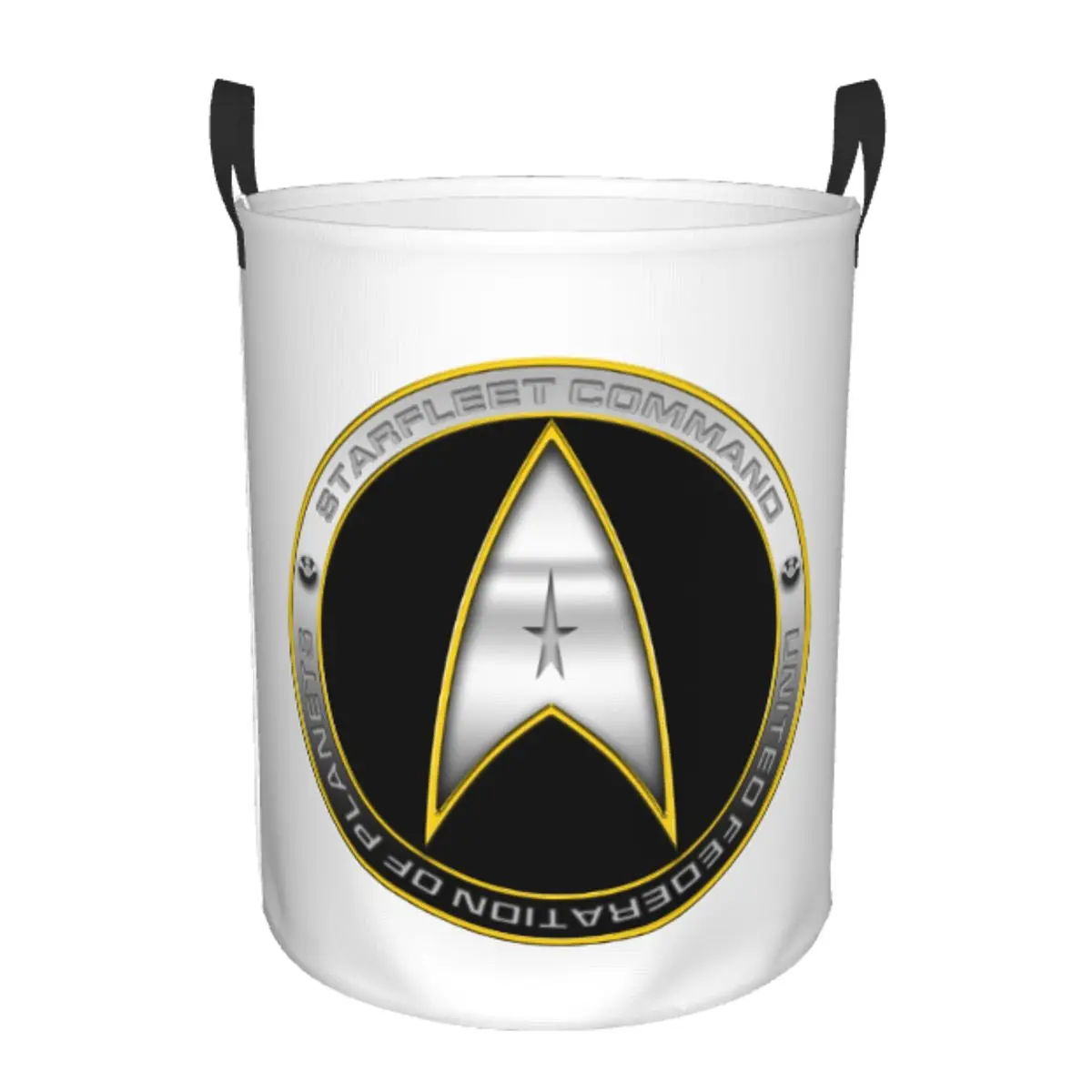 Custom Star Treks Laundry Basket Foldable Large Capacity Clothes Storage Bin Science Fiction TV Series Baby Hamper
Custom Star Treks Laundry Basket Foldable Large Capacity Clothes Storage Bin Science Fiction TV Series Baby Hamper