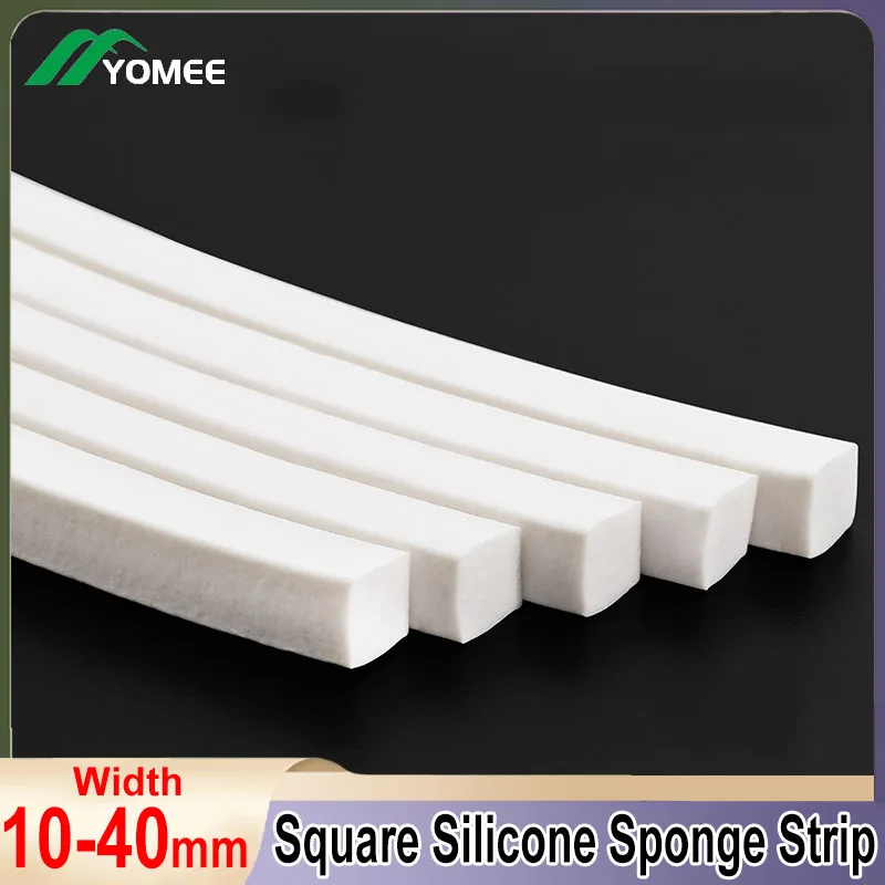 White Square Silicone Foamed Strip High Temperature Resistant Anti-slip Sponge Strip Doors Windows Gasket Trim Seal
White Square Silicone Foamed Strip High Temperature Resistant Anti-slip Sponge Strip Doors Windows Gasket Trim Seal