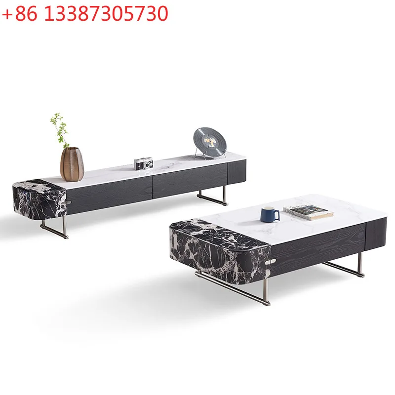 Light luxury microcrystalline stone coffee table TV cabinet combination high-end living room household square
Light luxury microcrystalline stone coffee table TV cabinet combination high-end living room household square