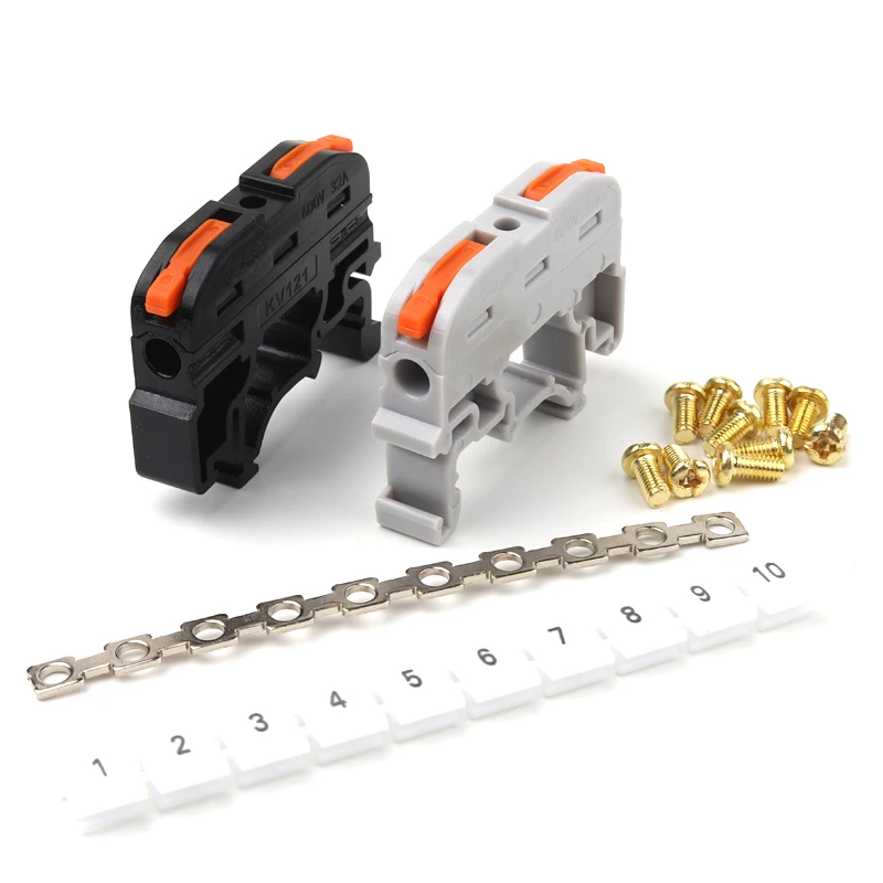 10PCS DIN rail terminal block kit universal compact wires terminal appliances electrical controls flame retardant shock-proof
10PCS DIN rail terminal block kit universal compact wires terminal appliances electrical controls flame retardant shock-proof