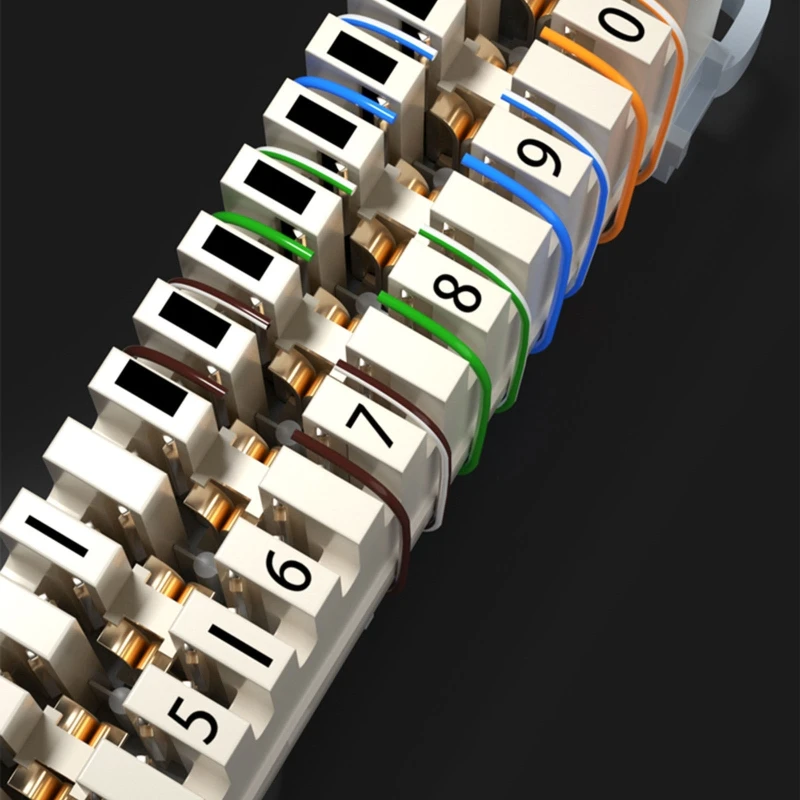 10 Pairs krone Article Voice Line Silver-plated Copper Terminal Block Telephone Module Spring Snaps into Wiring Module
10 Pairs krone Article Voice Line Silver-plated Copper Terminal Block Telephone Module Spring Snaps into Wiring Module