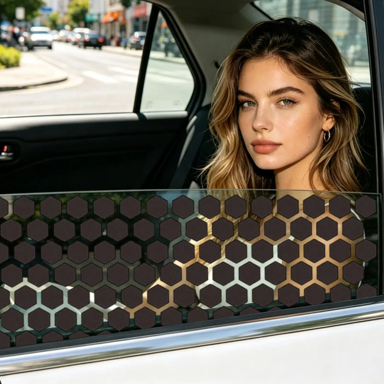 Car Window Privacy Film 2 Pieces Heat Blocking Sunshades Window Film Sun Blocking for Interior Windshield SUV Truck Automobile
Car Window Privacy Film 2 Pieces Heat Blocking Sunshades Window Film Sun Blocking for Interior Windshield SUV Truck Automobile