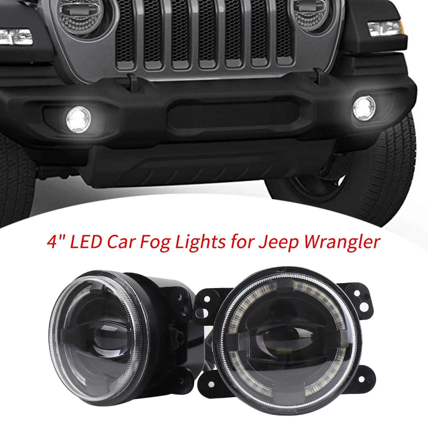 2pcs 30W DC12V LED Car Fog Lights Driving Offroad Lamp Front Bumper Light Replacement Unique For Jeep Wrangler 1997-2017
2pcs 30W DC12V LED Car Fog Lights Driving Offroad Lamp Front Bumper Light Replacement Unique For Jeep Wrangler 1997-2017