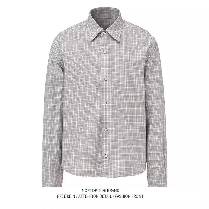 Retro Japanese Plaid Long Sleeve Shirt Unisex Spring Autumn Loose Versatile Handsome Casual Shirt Jacket for Youth
Retro Japanese Plaid Long Sleeve Shirt Unisex Spring Autumn Loose Versatile Handsome Casual Shirt Jacket for Youth