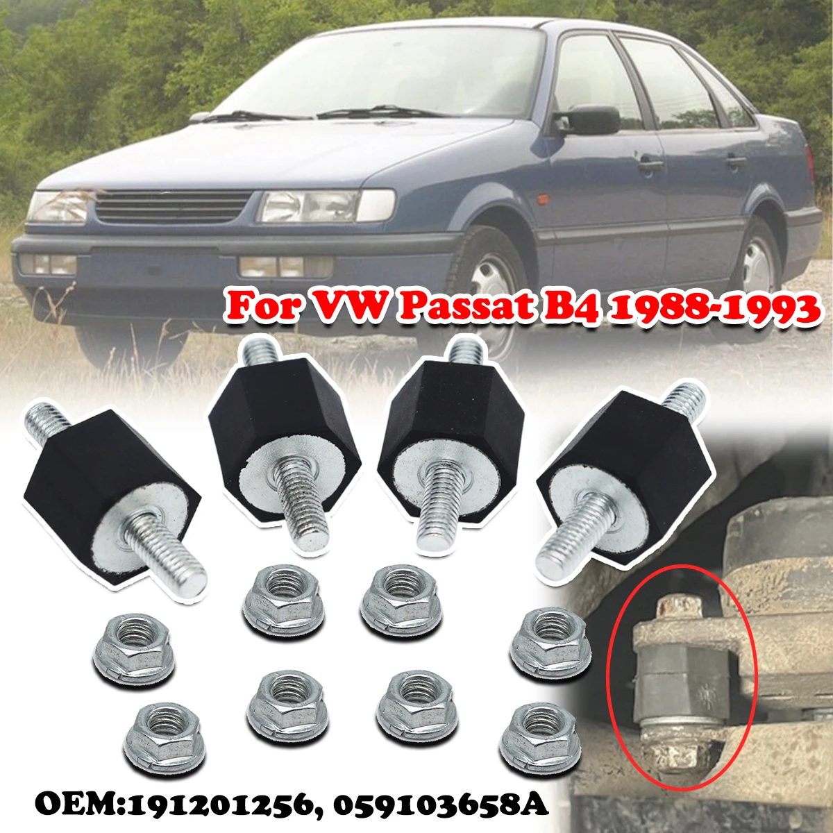 Holder Rubber Bearing Intercooler For VW Passat B4 1988 - 1993 Fuel Pump Engine Cover Mounts with Nuts Bolts Vibration Isolation
Holder Rubber Bearing Intercooler For VW Passat B4 1988 - 1993 Fuel Pump Engine Cover Mounts with Nuts Bolts Vibration Isolation