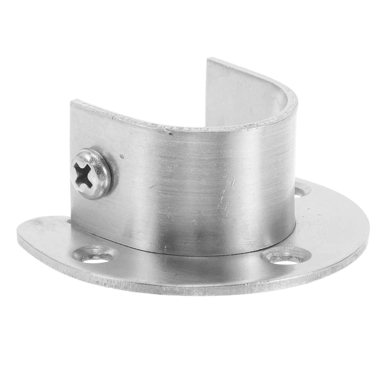 Stainless Steel Flange Seat Durable Black Open Design Round Tube Holder Closet Rods Pole Socket Adjustable Support
Stainless Steel Flange Seat Durable Black Open Design Round Tube Holder Closet Rods Pole Socket Adjustable Support
