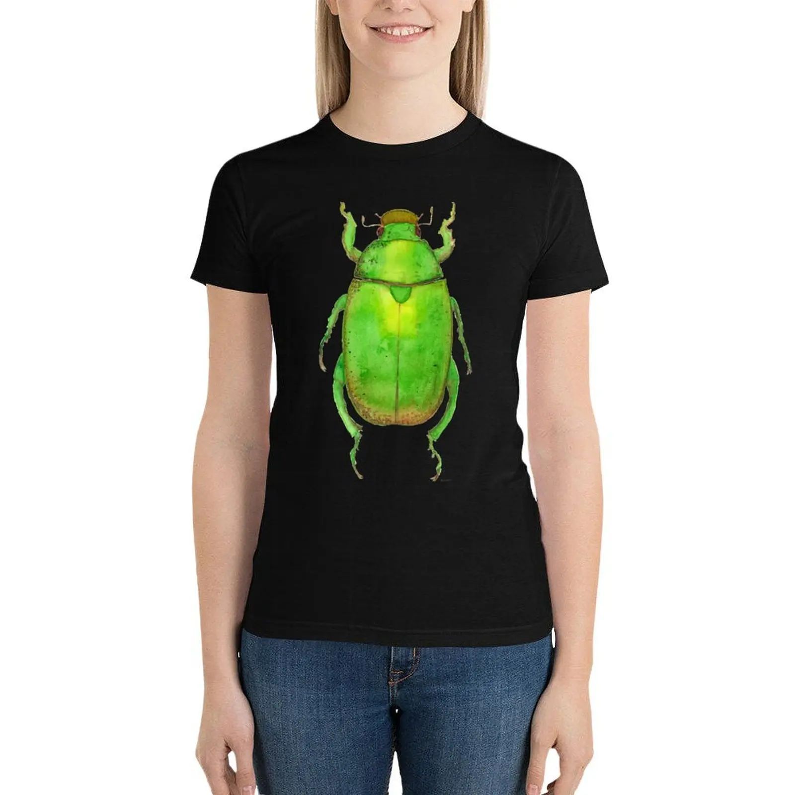 Green Australian Christmas Beetle T-Shirt summer tops summer top Female clothing funny graphic t-shirts for Women
Green Australian Christmas Beetle T-Shirt summer tops summer top Female clothing funny graphic t-shirts for Women