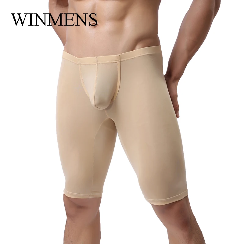 Мужские ультратонкие прозрачные шорты для сна, летние шелковые пижамные штаны из ледяного шелка, облегающие домашние брюки, мужская одежда для отдыха
Мужские ультратонкие прозрачные шорты для сна, летние шелковые пижамные штаны из ледяного шелка, облегающие домашние брюки, мужская одежда для отдыха