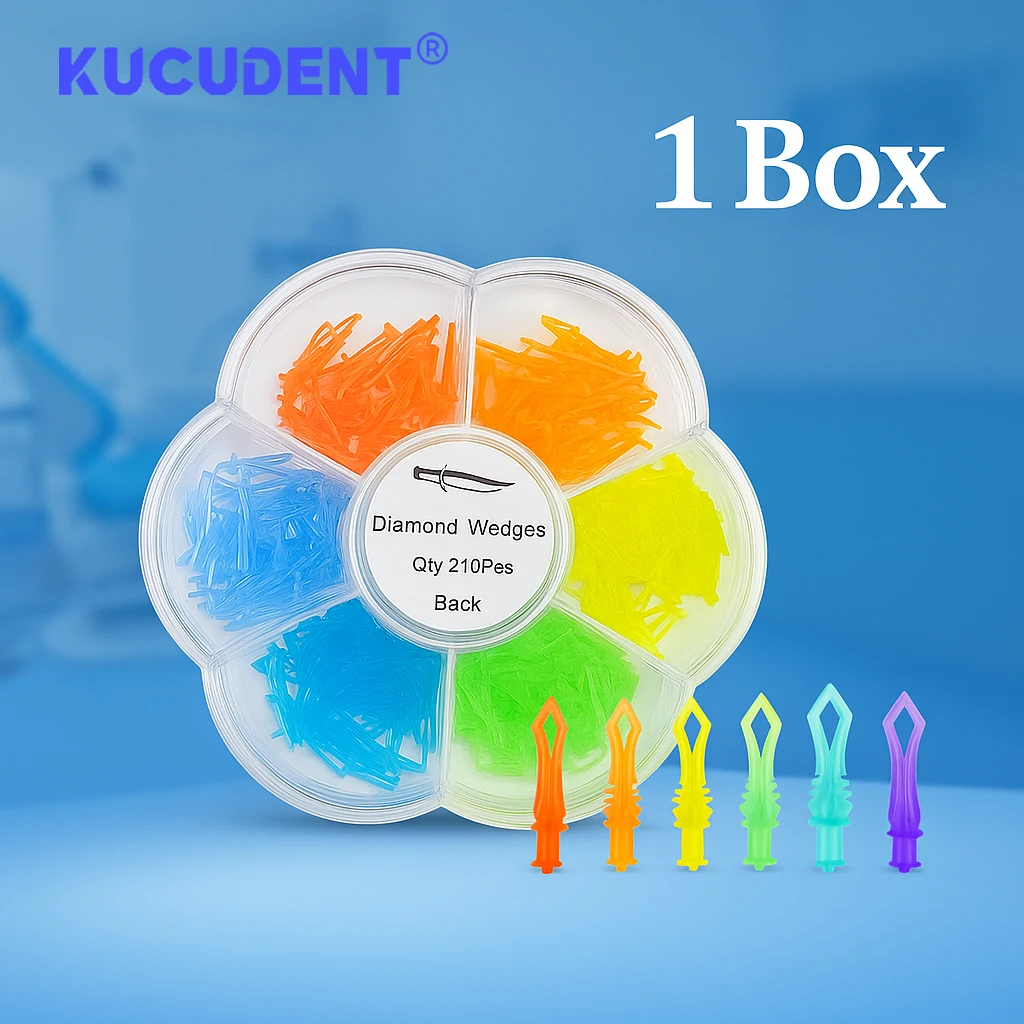120Pcs Professional Interdental Wedges 40Pcs Disposable Diamond Wedges for Teeth Gap Isolation Autoclavable for Restoration Work
120Pcs Professional Interdental Wedges 40Pcs Disposable Diamond Wedges for Teeth Gap Isolation Autoclavable for Restoration Work