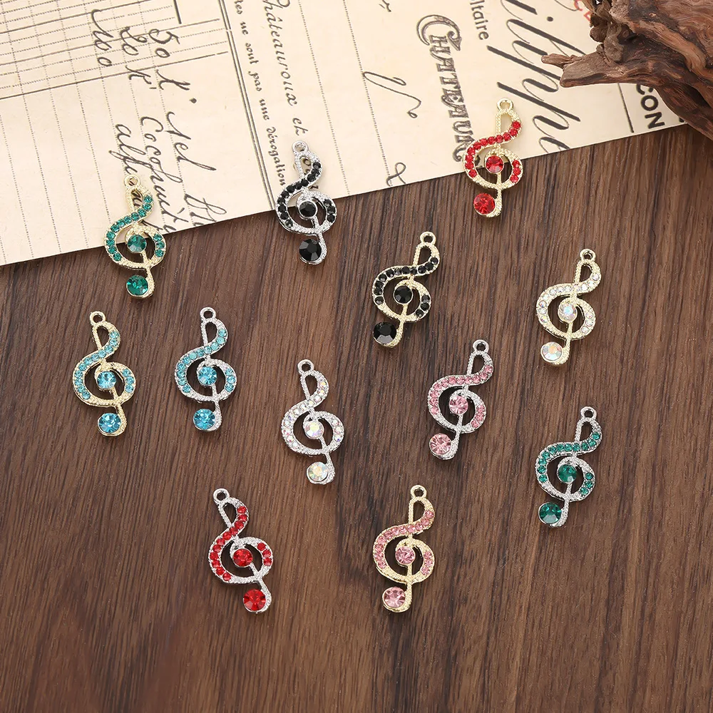 20Pcs Rhinestone Treble Clef Charms Vintage Alloy DIY Pendants For Jewelry Making Necklace Earrings
20Pcs Rhinestone Treble Clef Charms Vintage Alloy DIY Pendants For Jewelry Making Necklace Earrings