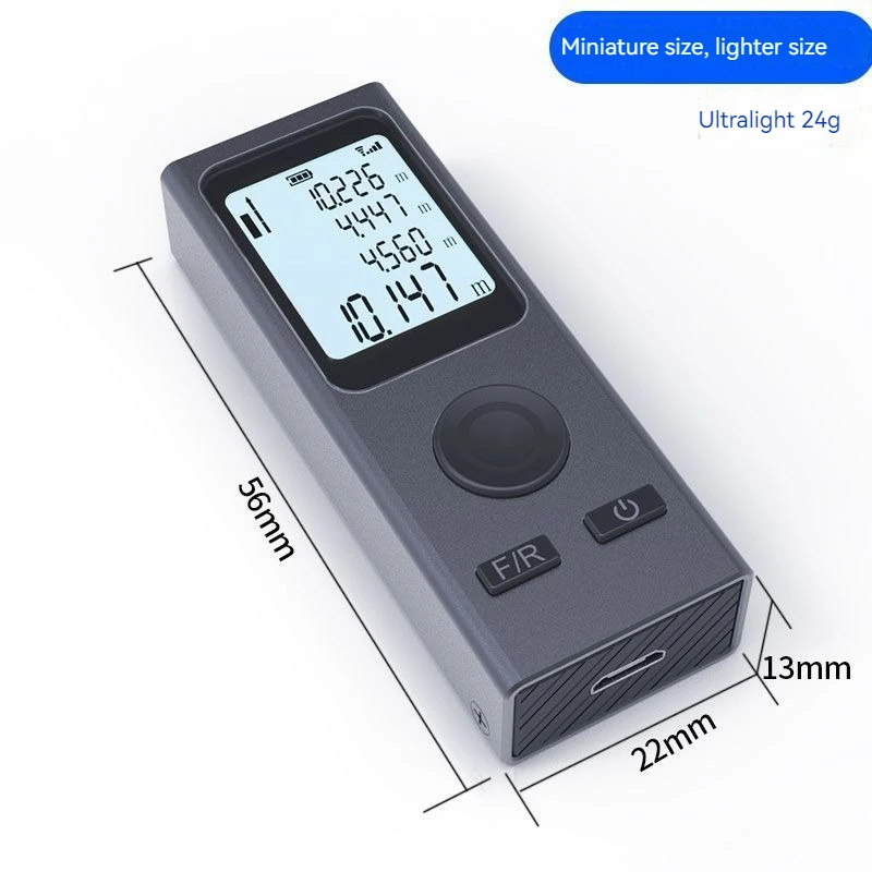 Интеллектуальный лазерный дальномер, цифровой мини Usb Перезаряжаемый дальномер 40 м 50 м с электронным уровнем, может измерять угол
Интеллектуальный лазерный дальномер, цифровой мини Usb Перезаряжаемый дальномер 40 м 50 м с электронным уровнем, может измерять угол