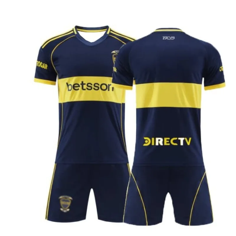 Argentina La Boca Style Football Jersey Set Men Blue Yellow Soccer Uniform 2 Pieces Short Sleeve T-Shirt and Shorts Training Kit
Argentina La Boca Style Football Jersey Set Men Blue Yellow Soccer Uniform 2 Pieces Short Sleeve T-Shirt and Shorts Training Kit