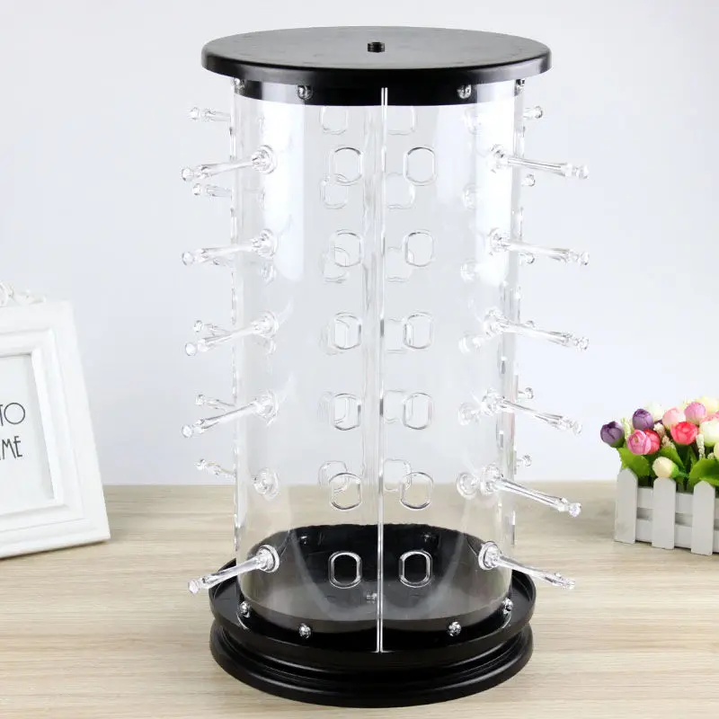 24 Pair Rotating Sunglasses Display Stand Portable Clear Glasses Storage Holder Acrylic JewelryOrganizer for Hook Earring
24 Pair Rotating Sunglasses Display Stand Portable Clear Glasses Storage Holder Acrylic JewelryOrganizer for Hook Earring