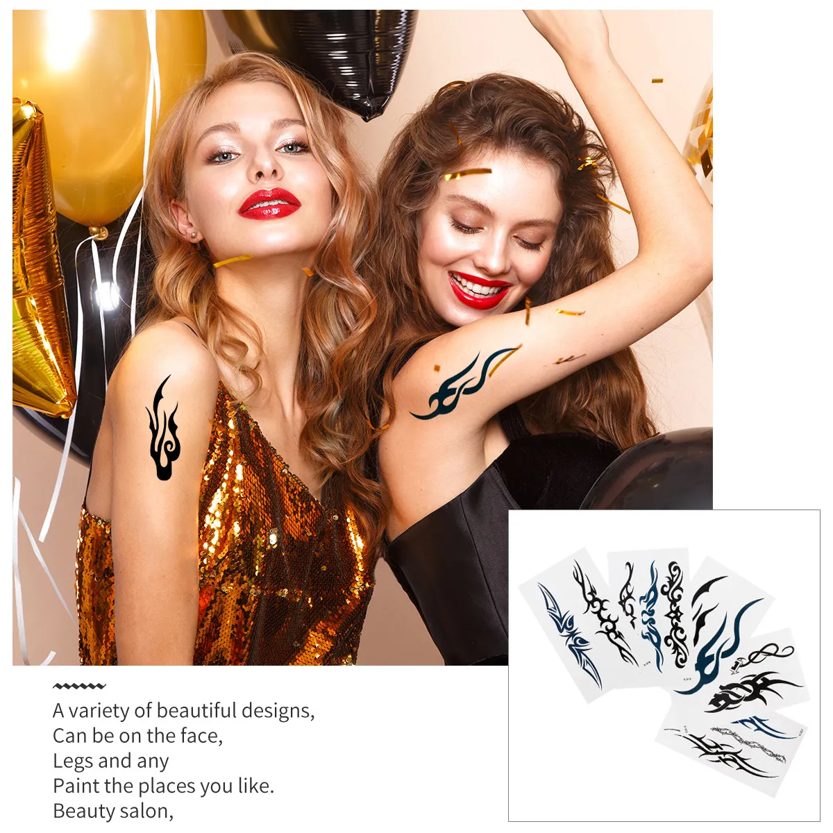 Minimalist Temporary Tattoo Stickers 30Pcs Waterproof Body Tattoos for Men Women Arm Design Fake Tattoos Halloween Party Decals
Minimalist Temporary Tattoo Stickers 30Pcs Waterproof Body Tattoos for Men Women Arm Design Fake Tattoos Halloween Party Decals