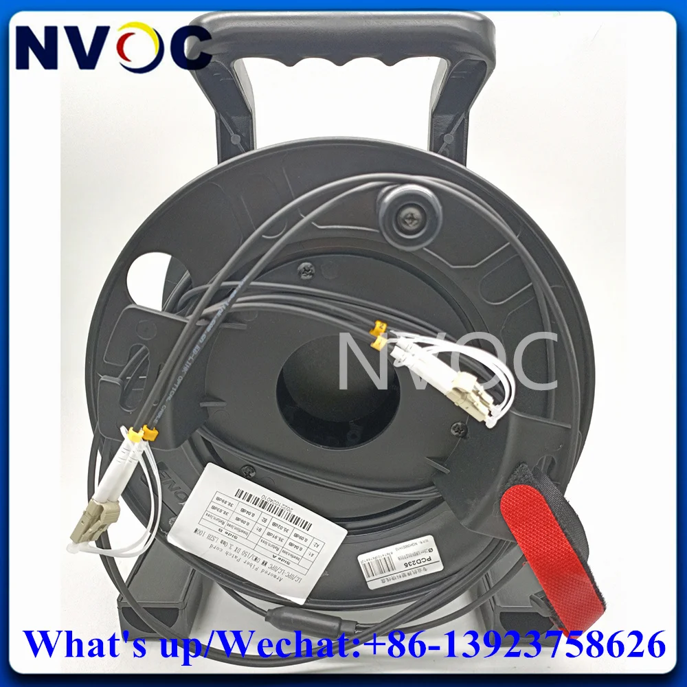 100M 2Core OM1 50/62.5/125 4.0mm TPU Field Tactical 2C LC/ST/FC/SC OM2 OM3-150 MM Fiber Optic Patch Cord Cable With PCD235 Reel
100M 2Core OM1 50/62.5/125 4.0mm TPU Field Tactical 2C LC/ST/FC/SC OM2 OM3-150 MM Fiber Optic Patch Cord Cable With PCD235 Reel