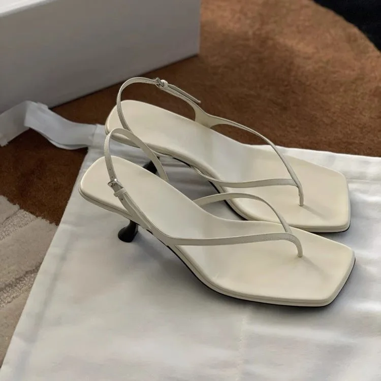 Women's Elegant Square Head Slippers Exquisite Solid Color Clip Toe Sandals Minimal Daily Versatile Ladies High Heels
Women's Elegant Square Head Slippers Exquisite Solid Color Clip Toe Sandals Minimal Daily Versatile Ladies High Heels