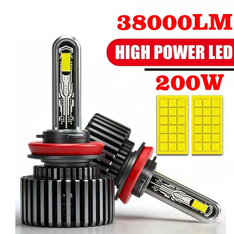 OVEHEL H7 LED Canbus H4 H11 H1 9012 HB3 9005 HB4 H8 HIR2 38000LM 200W LED Car Headlight Bulb Motorcycle 6000K 12V
OVEHEL H7 LED Canbus H4 H11 H1 9012 HB3 9005 HB4 H8 HIR2 38000LM 200W LED Car Headlight Bulb Motorcycle 6000K 12V