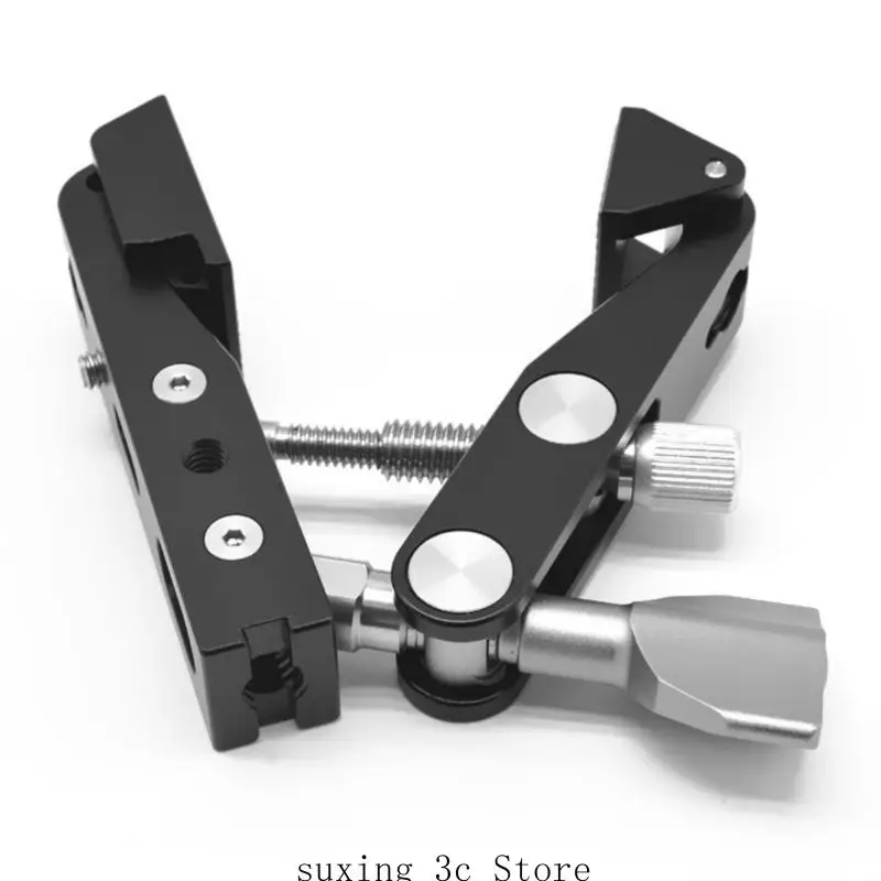 Camera Super Clamp 1/4 3/8 Screw Mount Adapter Durability Aluminum Alloy Arm for DSLR and Lighting Equipment
Camera Super Clamp 1/4 3/8 Screw Mount Adapter Durability Aluminum Alloy Arm for DSLR and Lighting Equipment