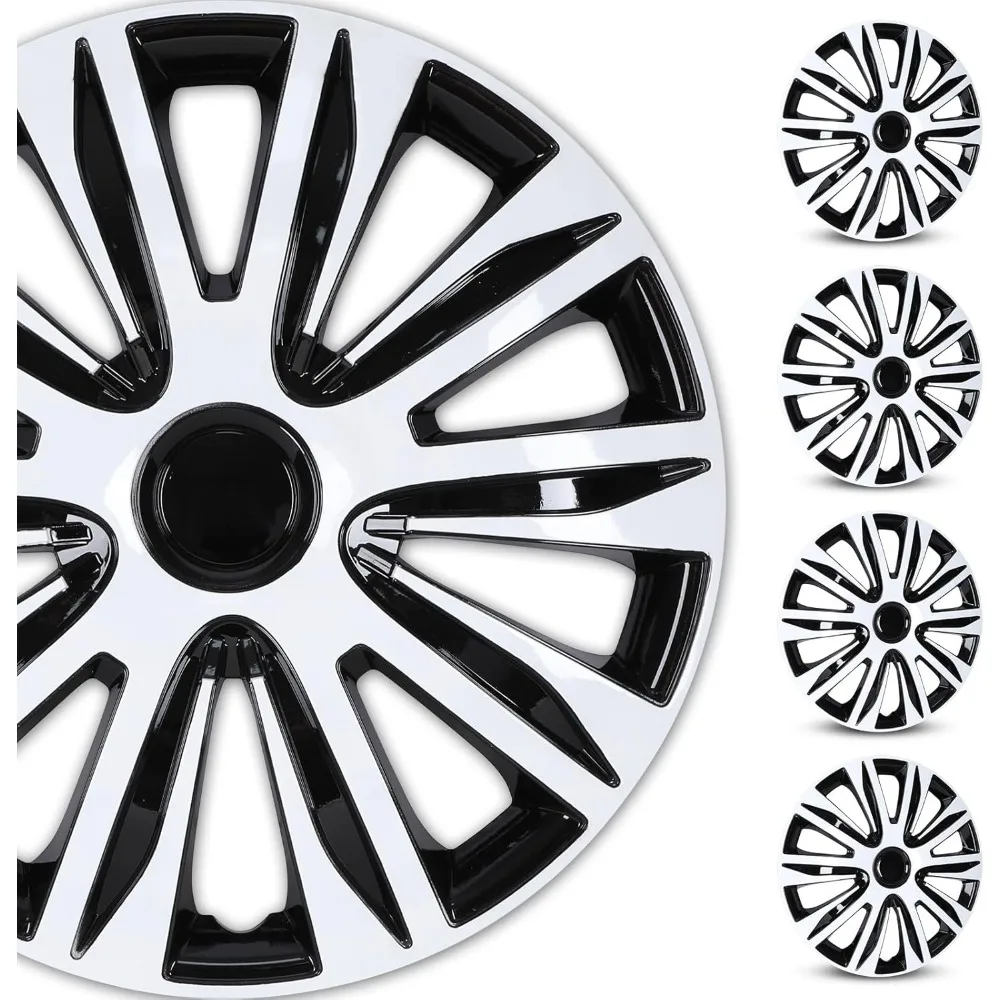4-Pack 16 Inches Wheel Rim Cover Hubcaps,Redesign Fashion Style Replacement Hubcaps,Car Truck SUV Hub Accessories, Black&White&
4-Pack 16 Inches Wheel Rim Cover Hubcaps,Redesign Fashion Style Replacement Hubcaps,Car Truck SUV Hub Accessories, Black&White&
