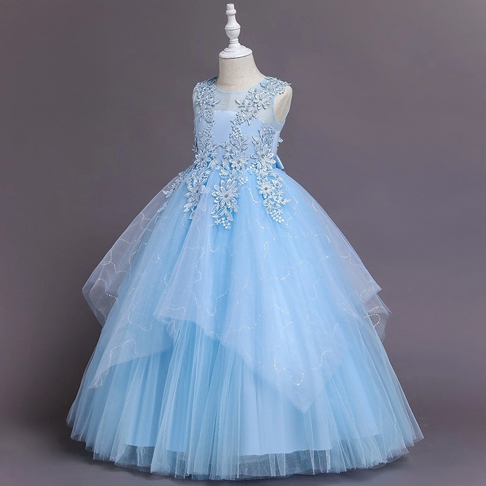 Платье принцессы с пайетками для девочек от 4 до 12 лет, сетчатое длинное платье с вышивкой в тон, вечернее платье для выпускного вечера с цветочным узором для мальчиков на Хэллоуин
Платье принцессы с пайетками для девочек от 4 до 12 лет, сетчатое длинное платье с вышивкой в тон, вечернее платье для выпускного вечера с цветочным узором для мальчиков на Хэллоуин