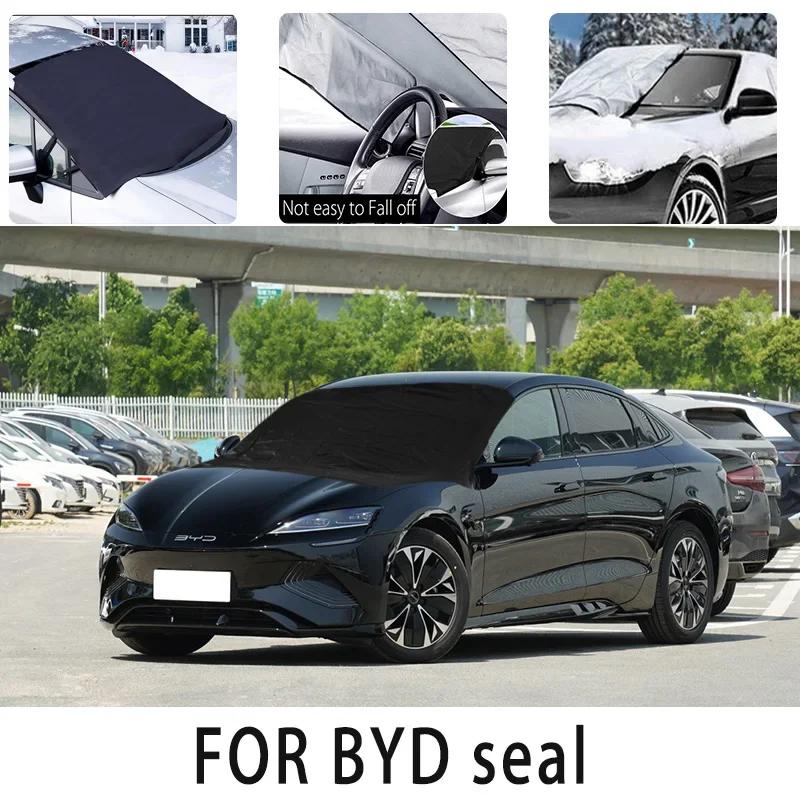 Carsnow cover front cover for FOR BYD seal snowprotection heat insulation shade Sunscreen wind Frost prevention car accessories
Carsnow cover front cover for FOR BYD seal snowprotection heat insulation shade Sunscreen wind Frost prevention car accessories