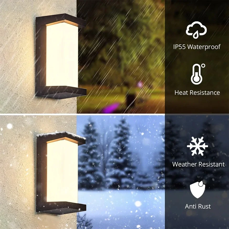 Светодиодный настенный светильник с датчиком движения 30 Вт 16 Вт 12 Вт AC85-265V Наружный настенный светильник для крыльца, балкона, сада, домашнего освещения
Светодиодный настенный светильник с датчиком движения 30 Вт 16 Вт 12 Вт AC85-265V Наружный настенный светильник для крыльца, балкона, сада, домашнего освещения